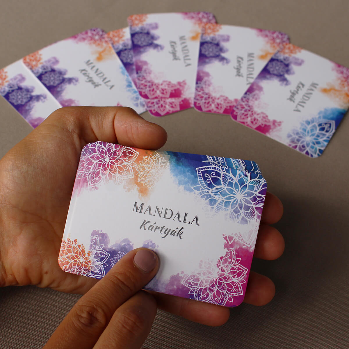 Pozitív Megerősítő - Mandala Kártyák Lila - Image 7